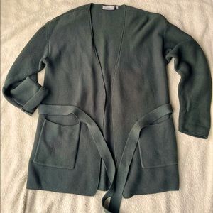 Dark green belted Minimum Cardigan - NWOT Sz-Small Never Worn